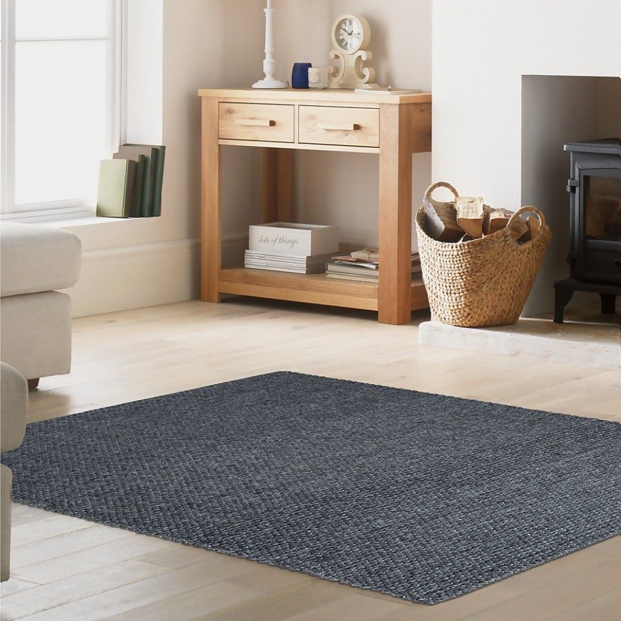 Homebase Rugs | New Dawn Jaya Rug - Charcoal - 120X170Cm