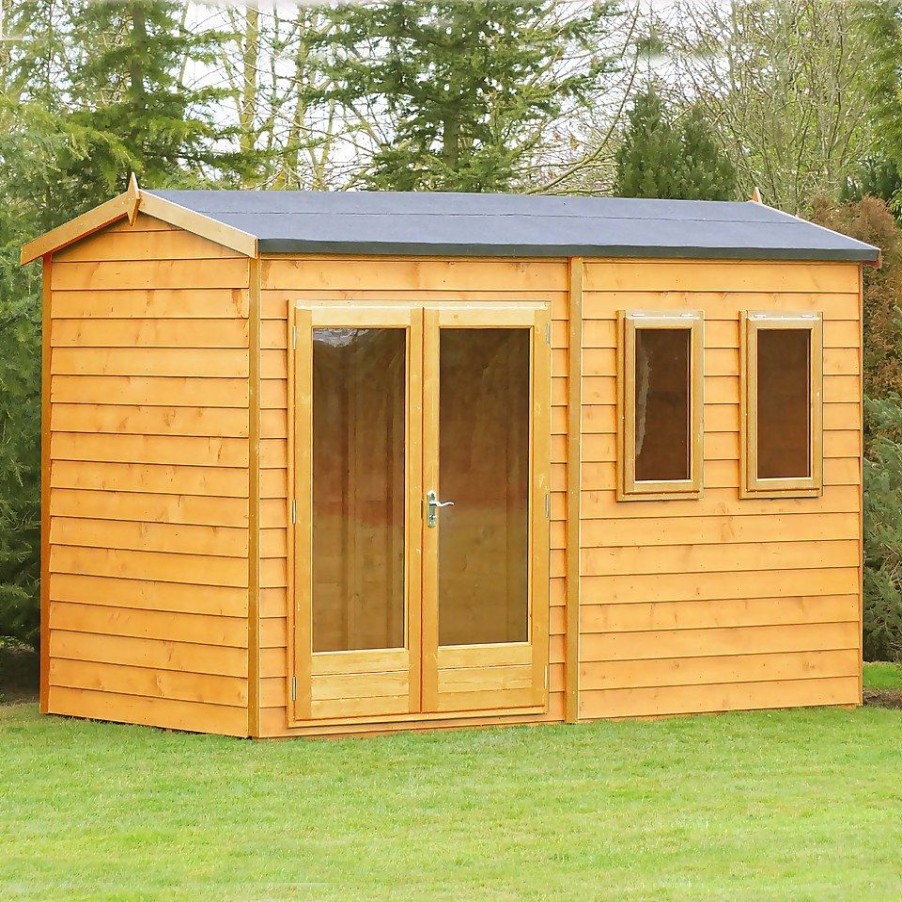 Homebase Garden Buildings | Shire 10 X 10Ft Double Door Garden Office - Including Installation