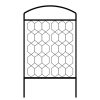 Homebase Garden Fencing | Agriframes Monet Garden Screen - W90Cm X H 1.5M - Black