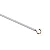 Homebase Curtain Poles & Tracks | Lightweight Net Curtain Wire - 91Cm - White