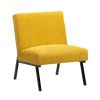 Homebase Chairs | Lukas Chenille Accent Chair - Ochre