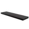 Homebase Storage & Home Deals | Flexi Storage Decorative Shelving Floating Shelf Black Oak 900X38X240Mm