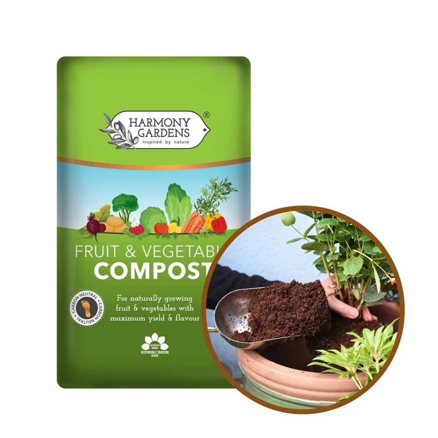 Homebase Compost | Harmony Gardens Fruit & Veg Compost - 40L