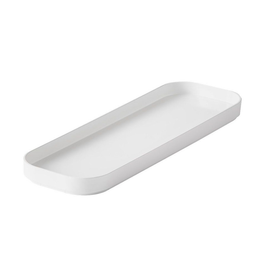 Homebase Storage Containers | Smartstore Compact Box Slim Lid - White