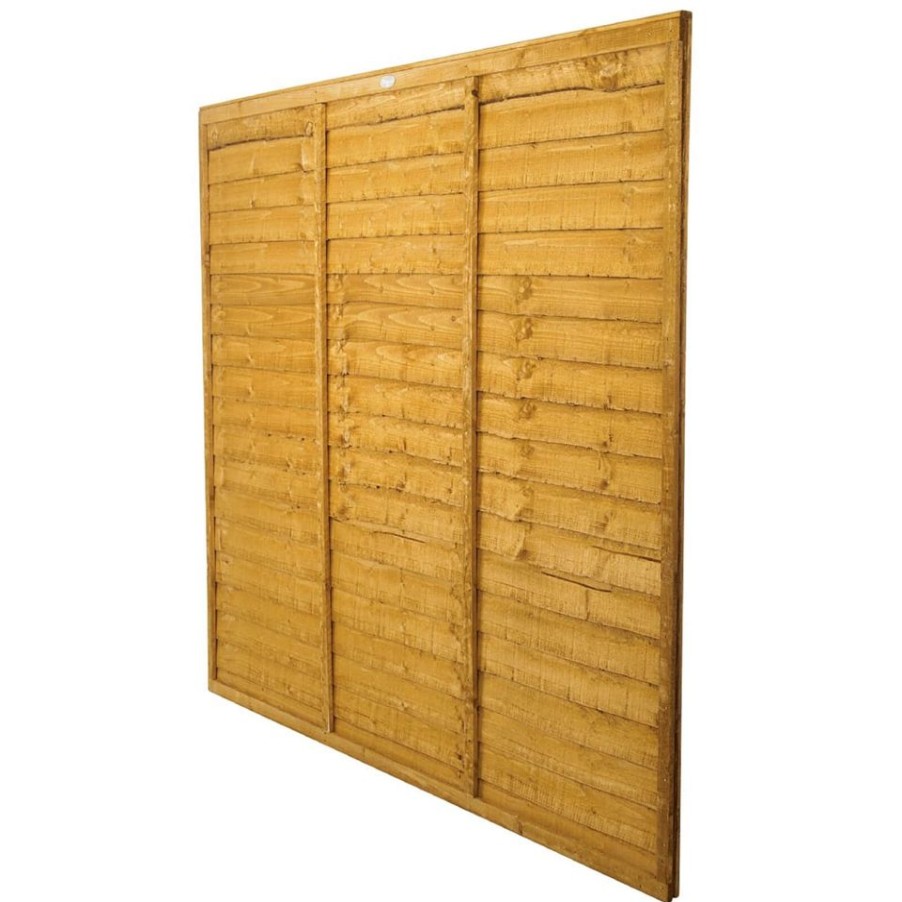 Homebase Garden Fencing | Forest Larchlap Lap 1.2M Fence Panel - Pack Of 3