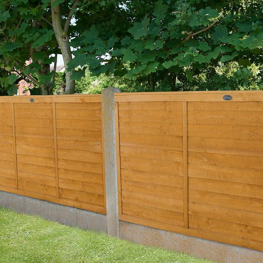 Homebase Garden Fencing | Forest Larchlap Fence Panel - 4Ft X 6Ft