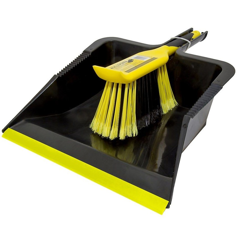 Homebase Garden Hand Tools | Bulldozer Heavy Duty Dustpan And Brush Set