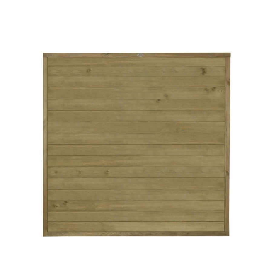 Homebase Garden Fencing | Horizontal Tongue & Groove Fence Panel - 6Ft - Pack Of 3