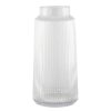 Homebase Ornaments & Vases | Ridged Glass Vase - Clear