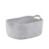 Homebase Storage Containers | Cotton Rope Basket - Grey