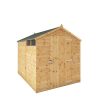 Homebase Garden Sheds | Mercia 8Ft X 6Ft Premium Shiplap Security Apex Shed