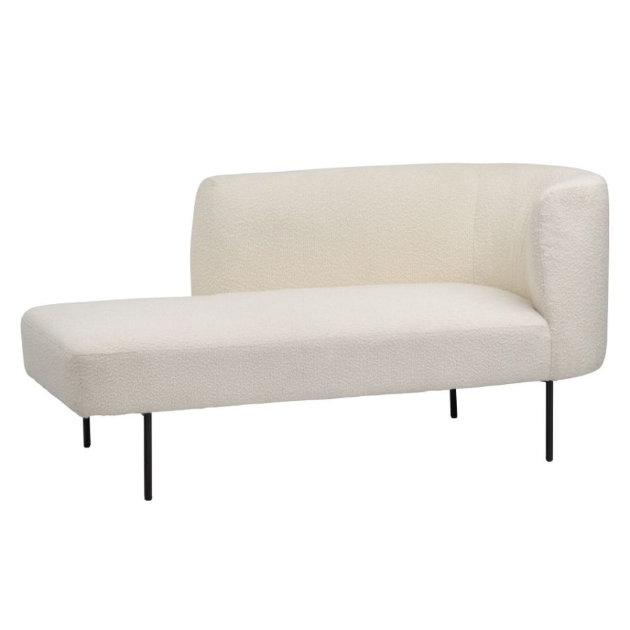 Homebase Sofas And Sofa Beds | Olsen Chaise Longue - Boucle