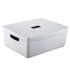 Homebase Storage Containers | Inabox Home Storage Box & Lid - 19L - Windmill White