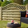 Homebase Garden Fencing | Forest Prague Fence Panel - 4Ft - Pack Of 5