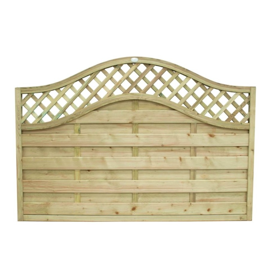 Homebase Garden Fencing | Forest Prague Fence Panel - 4Ft - Pack Of 5