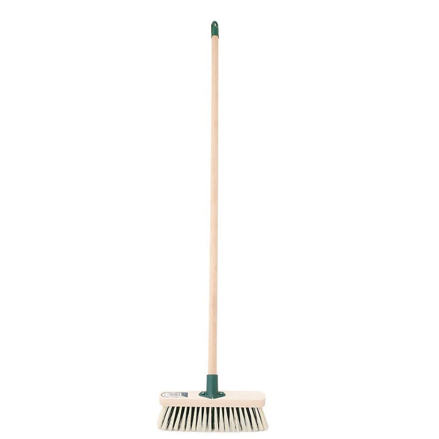 Homebase Garden Hand Tools | Charles Bentley Dual Fill Wooden Broom With Handle - 279Mm