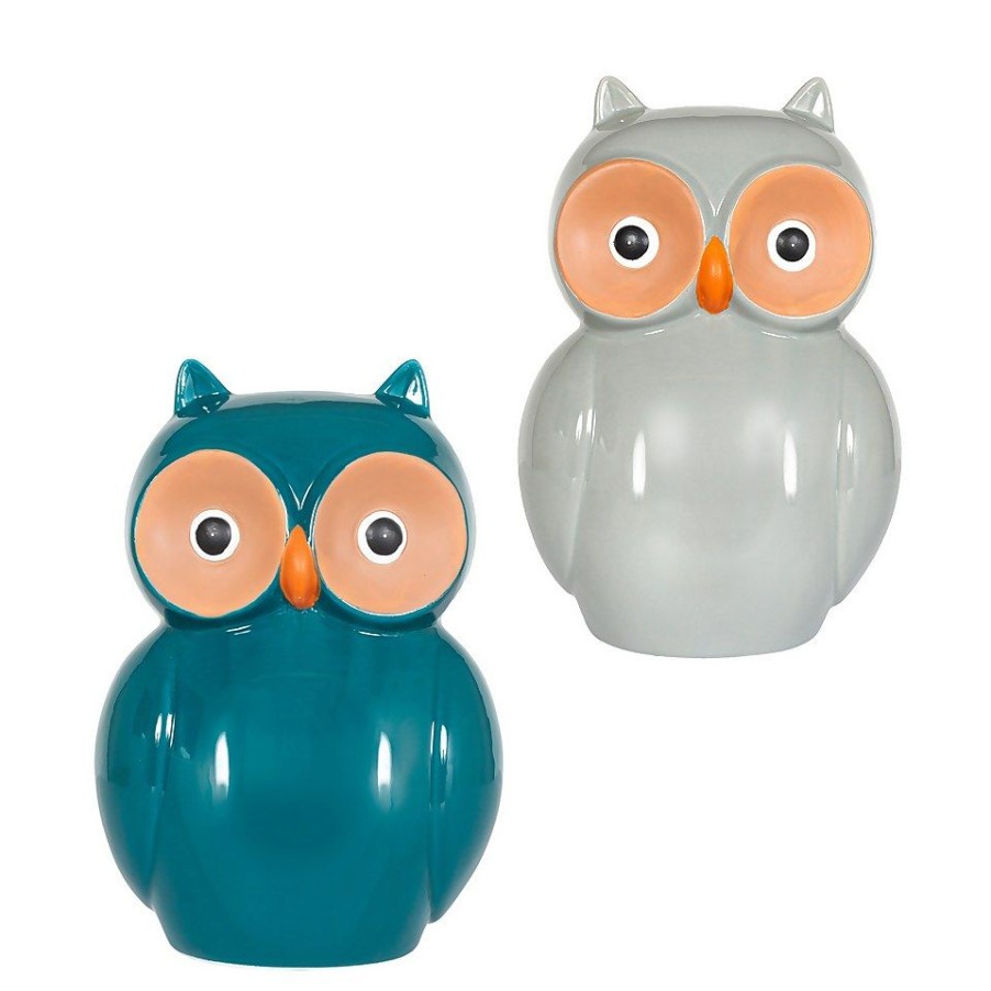 Homebase Garden Ornaments | Ceramic Owl Garden Ornament - 25Cm