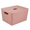 Homebase Storage Containers | Inabox Home Storage Box & Lid - 28L -Desert Clay