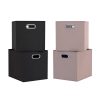 Homebase Cube Storage | Clever Cube Inserts - Set Of 4 - Pepper & Blush