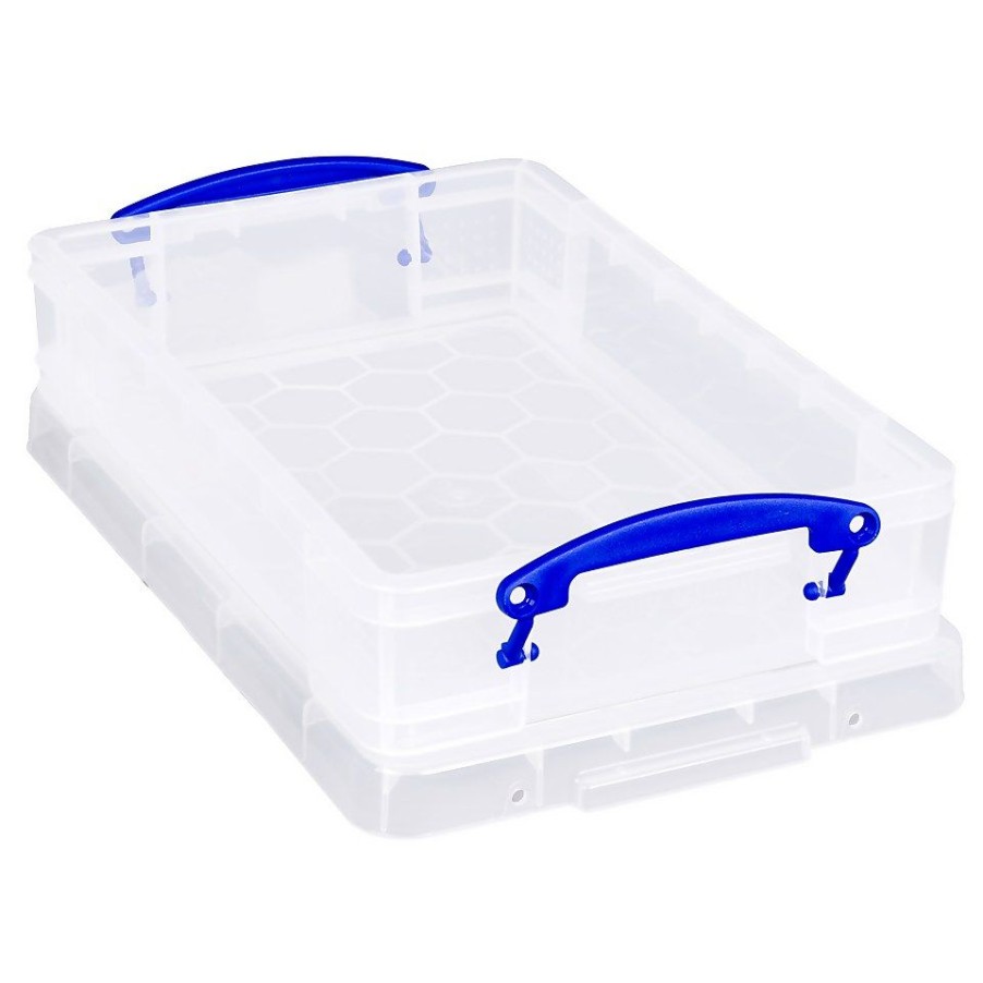 Homebase Storage Containers | Really Useful Storage Box - 4L - Clear