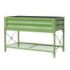 Homebase Garden Planters | Panacea Steel Raised Garden Planter With Stand - Green