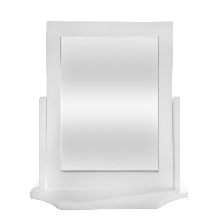 Homebase Mirrors | Square Dressing Table Mirror - White