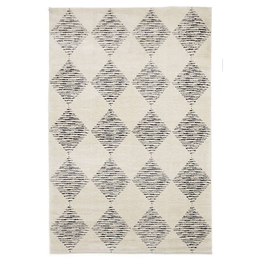 Homebase Rugs | Ivar Diamond Rug - Grey - 120X170Cm