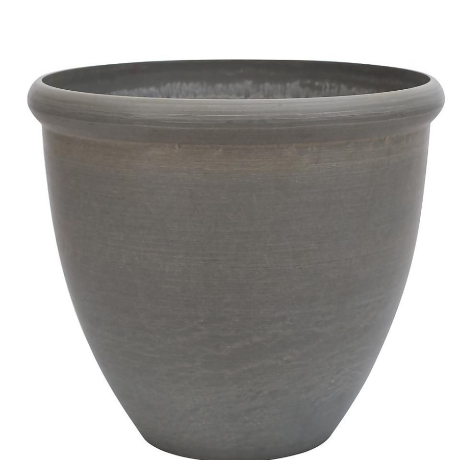 Homebase Plant Pots | Ashford Planter Grey 35Cm