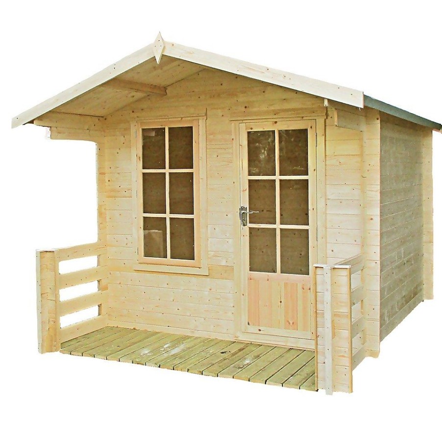 Homebase Garden Buildings | Shire 7 X 7Ft Maulden Log Cabin - Including Installation