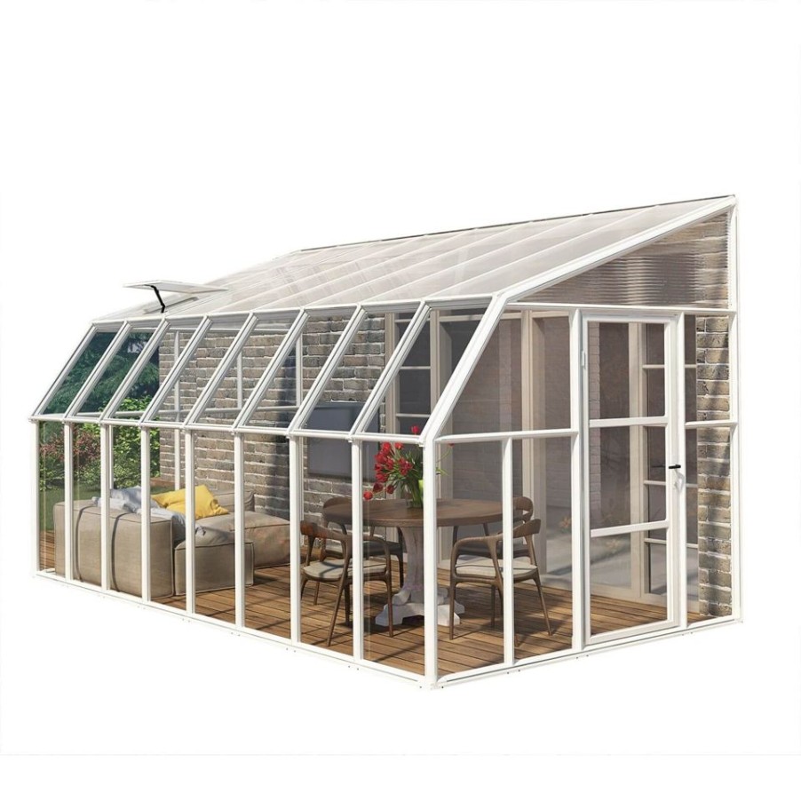 Homebase Garden Buildings | Palram 8 X 16Ft Clear Canopia Sun Room