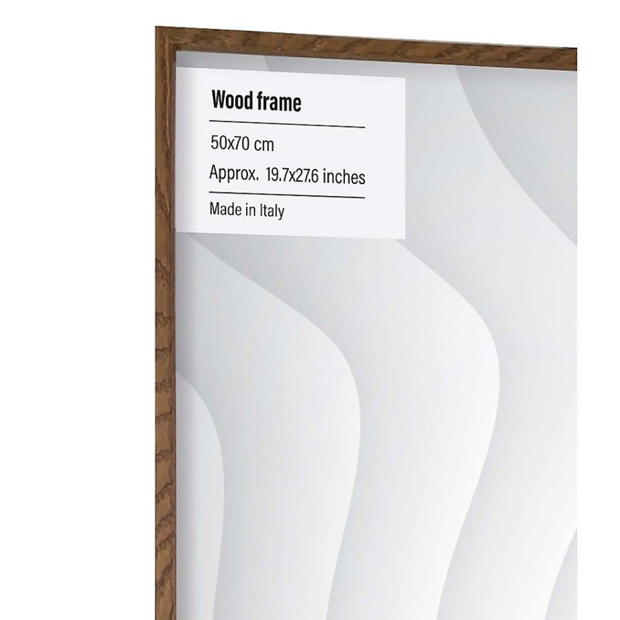 Homebase Photo Frames | Wood Photo Frame - 50X70Cm - Walnut