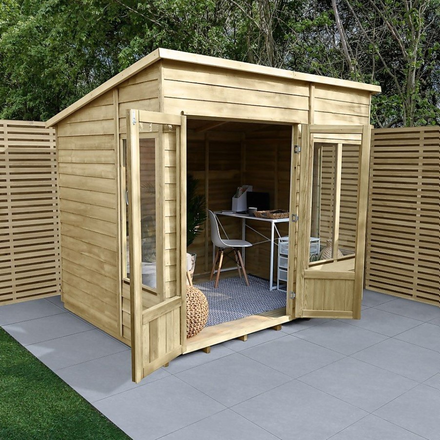 Homebase Garden Buildings | Oakley Overlappent Summerhouse 8X6 (Home Delivery)