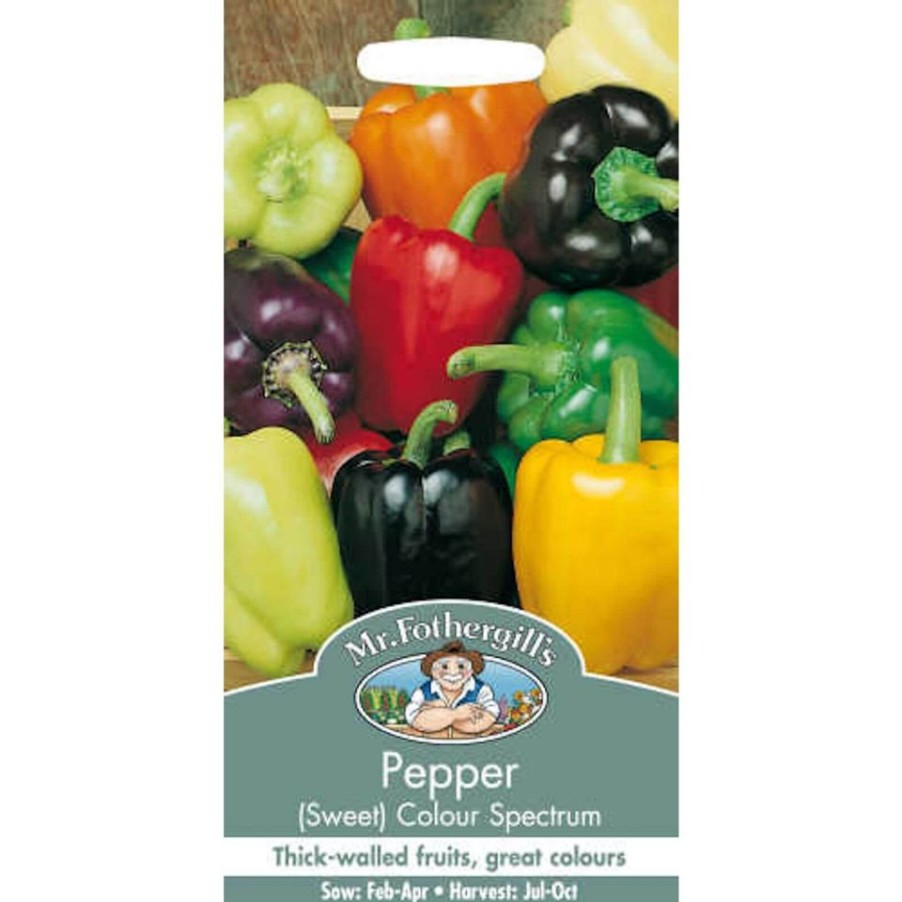 Homebase Seeds | Mr. Fothergill'S Sweet Pepper Colour Spectrum (Capsicum Annuus) Seeds