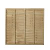 Homebase Garden Fencing | 6Ft X 5Ft (1.83M X 1.52M) Pressure Treated Superlap Fence Panel - Pack Of 5 (Home Delivery)