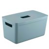 Homebase Storage Containers | Inabox Home Storage Box & Lid - 8L - Cottage Blue