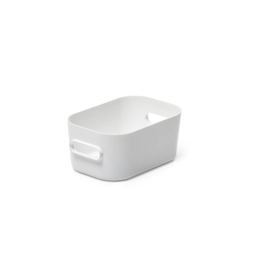 Homebase Storage Containers | Smartstore Compact Extra Small Box - White