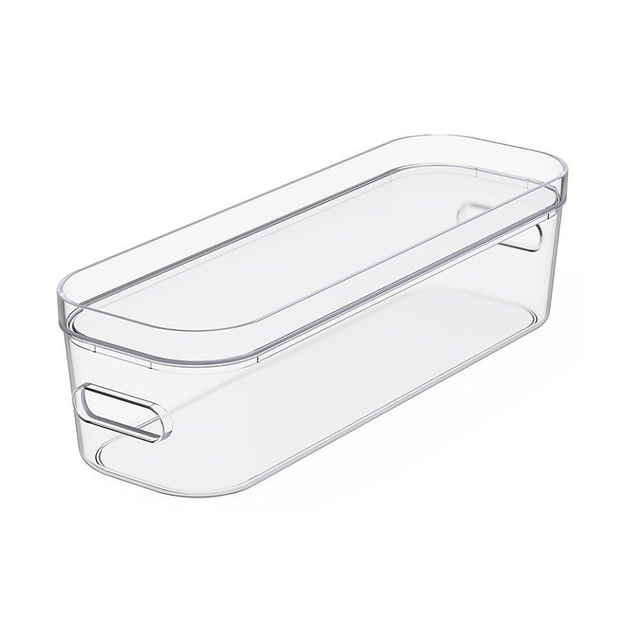 Homebase Storage Containers | Smartstore Compact Clear Box Slim Lid