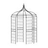 Homebase Gazebos & Marquees | Agriframes Gothic Gazebo - (H)2.7 X (Diameter)1.8 M- Black