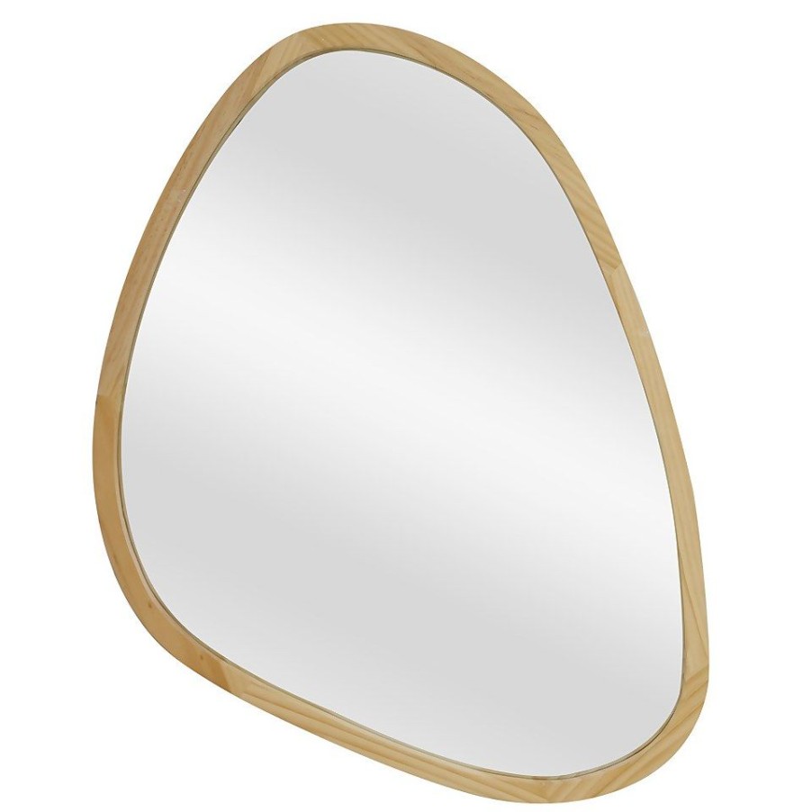 Homebase Mirrors | Pine Pebble Mirror - 80Cm