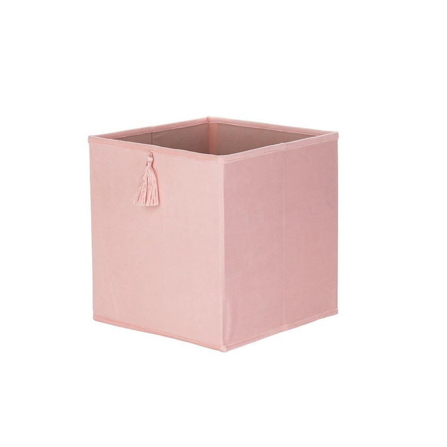 Homebase Cube Storage | Living Elements Compact Cube Dutch Velvet Insert - Pink