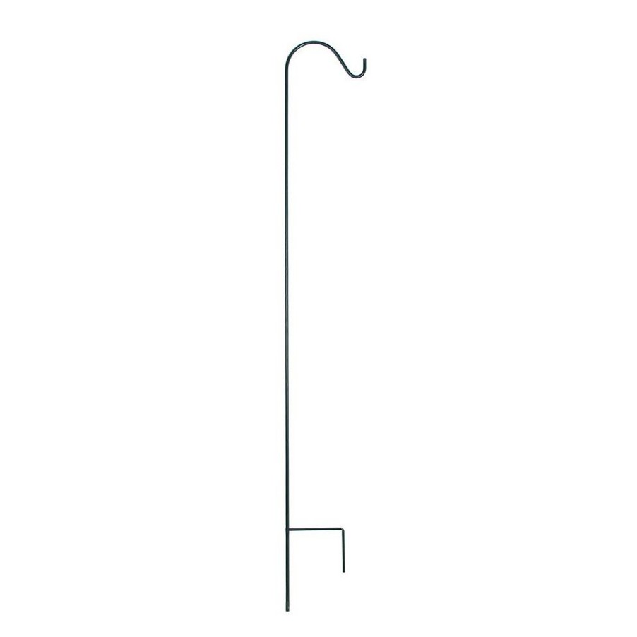 Homebase Trellis | Single Shepherd Garden Hook 48 Inch - Black