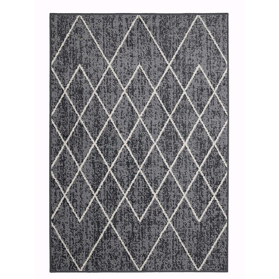 Homebase Rugs | Maestro Berber Rug - Grey - 120X170Cm