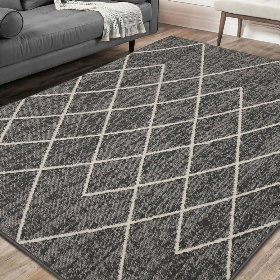 Homebase Rugs | Maestro Berber Rug - Grey - 120X170Cm