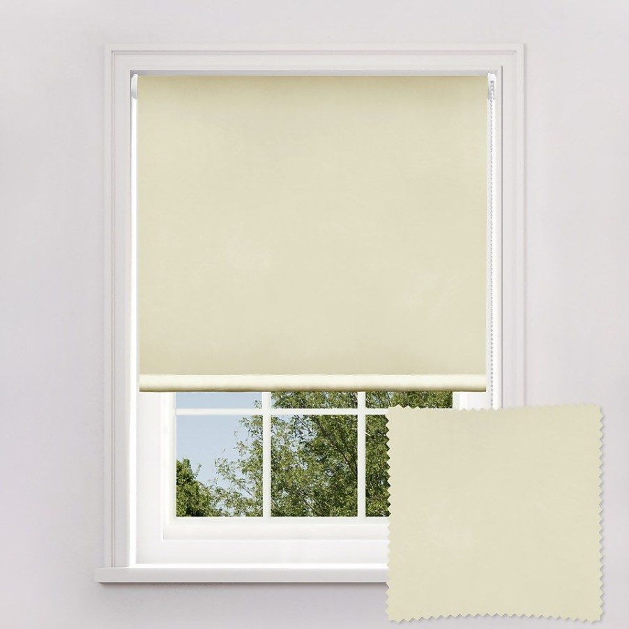 Homebase Storage & Home Deals | Cotton Colour Blackout Roller Blind - 180Cm