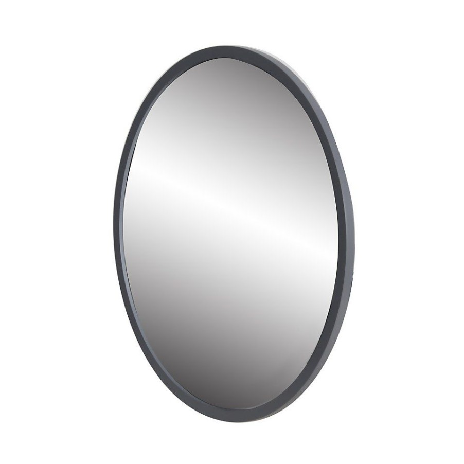 Homebase Mirrors | Round Mirror - Grey - 50Cm