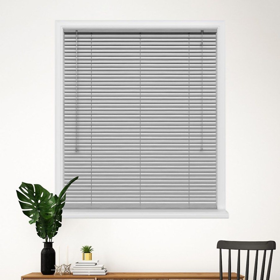 Homebase Storage & Home Deals | Silver 25Mm Aluminium Venetian Blind - 90X152Cm