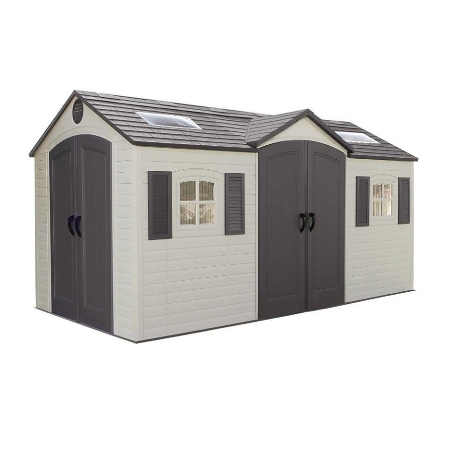 Homebase Garden Sheds | Lifetime 15 X 8Ft Outdoor Storage Shed