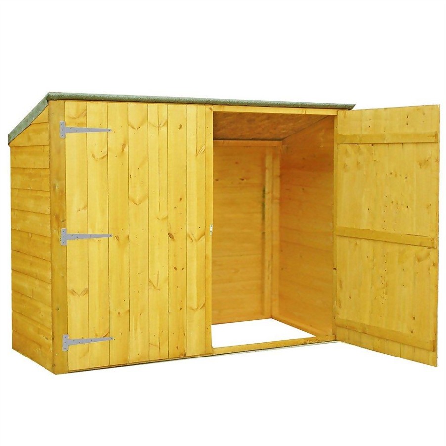 Homebase Garden Storage | Shire Pent Shiplap Bike Store 6X3Ft