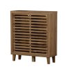 Homebase Living Room Furniture | Erik Slatted Petite Sideboard