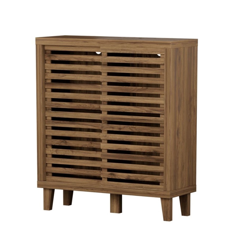 Homebase Living Room Furniture | Erik Slatted Petite Sideboard